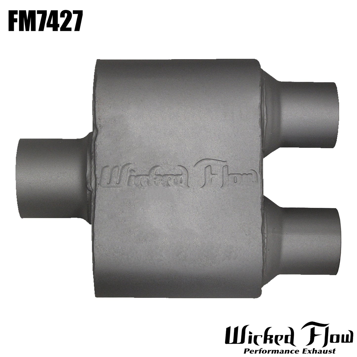 FM7427 - FULL BLOWN 3" Inlet 2.5" Outlets, Center/Dual - DIRECTIONAL