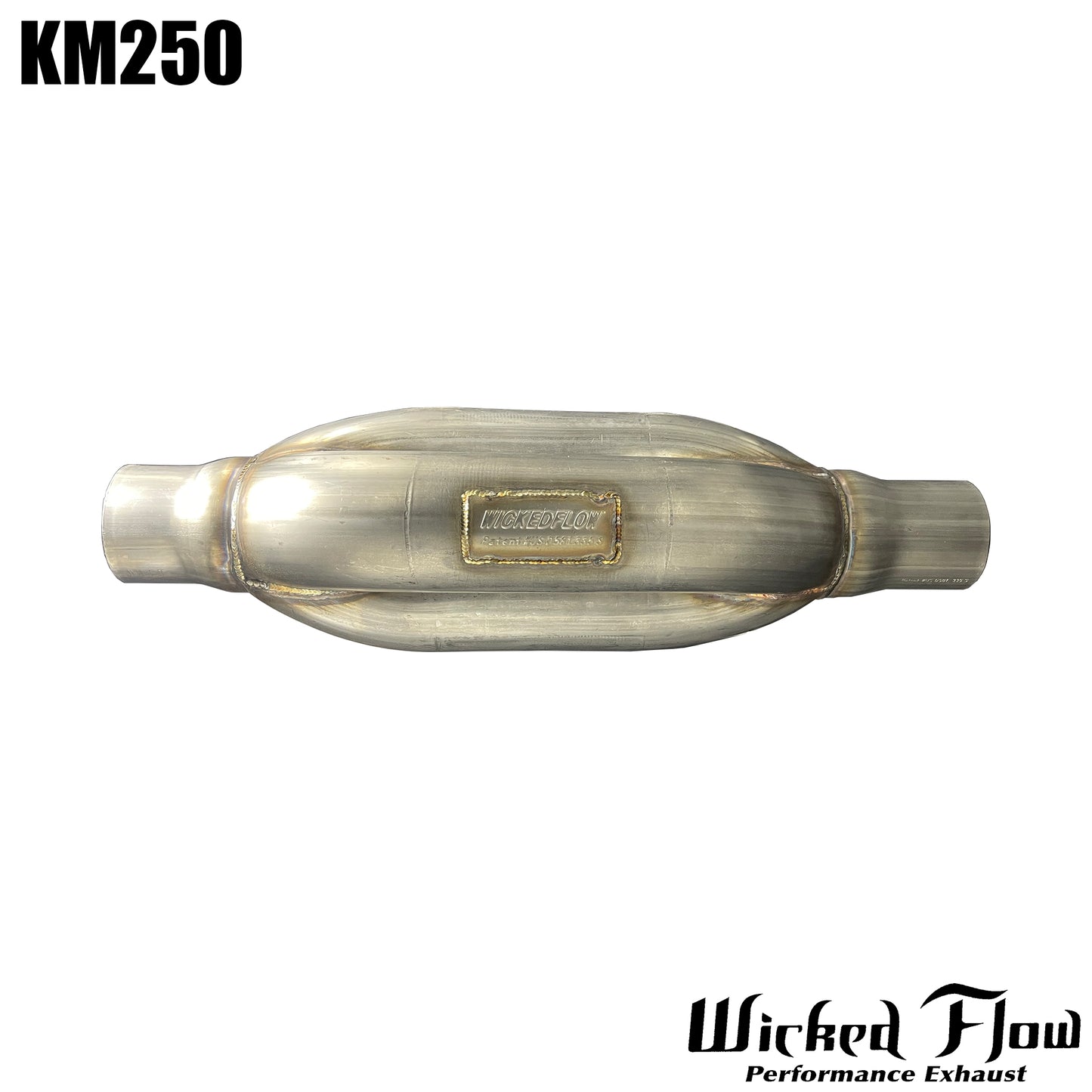 KM250 - Kamikaze Muffler 2.5" Inlet/Outlet - DIRECTIONAL