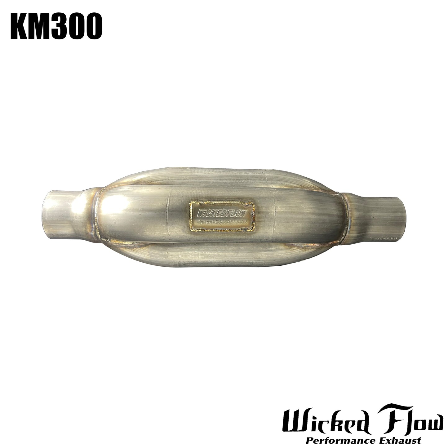 KM300 - Kamikaze Muffler 3" Inlet/Outlet - DIRECTIONAL