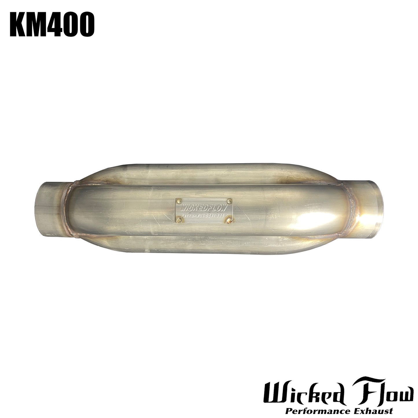 KM400 - Kamikaze Muffler 4" Inlet/Outlet - DIRECTIONAL