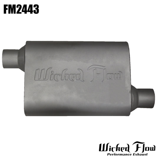 FM2443 - FULL BLOWN 2.25" Inlet/Outlet, Offset/Offset - DIRECTIONAL