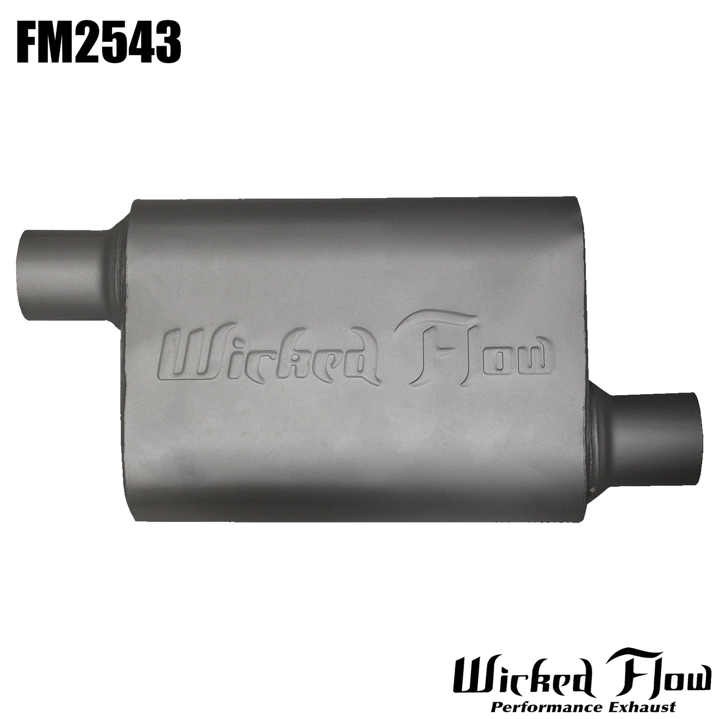 FM2543 - FULL BLOWN 2.5" Inlet/Outlet, Offset/Offset - DIRECTIONAL
