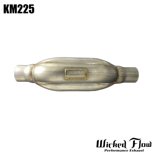 KM225 - Kamikaze Muffler 2.25" Inlet/Outlet - DIRECTIONAL