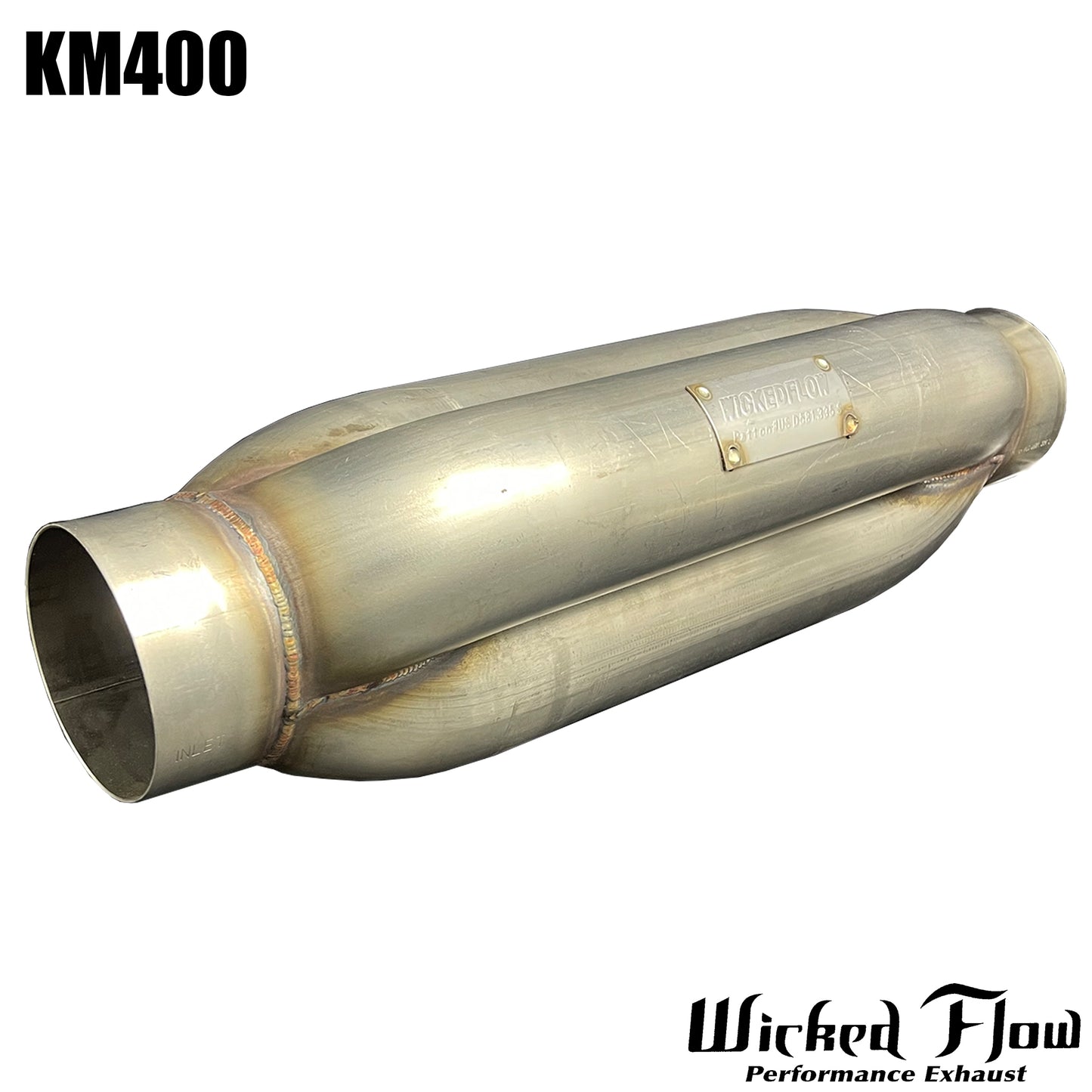 KM400 - Kamikaze Muffler 4" Inlet/Outlet - DIRECTIONAL
